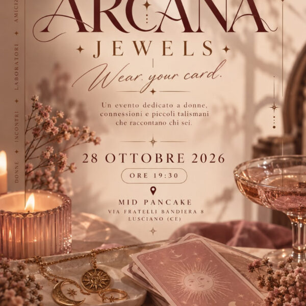 Locandina evento Arcana Jewels, 28 ottobre 2026